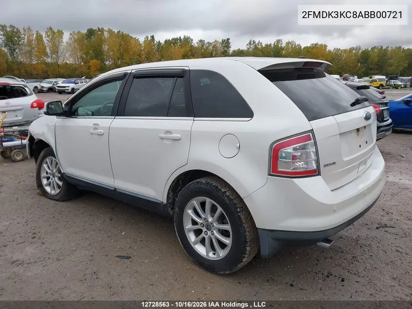 2010 FORD EDGE VIN 2FMDK3KC8ABB00721 — фото 3