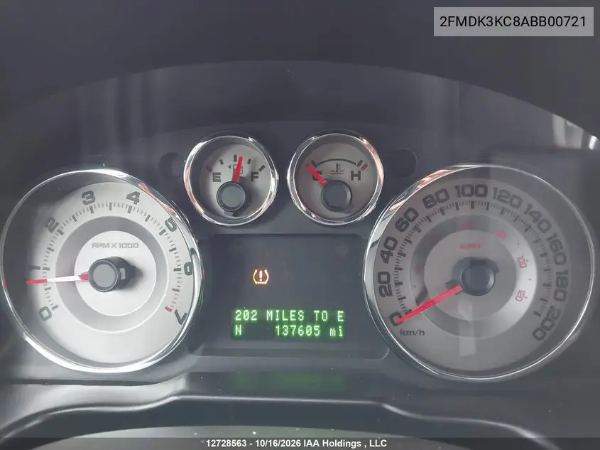 2010 FORD EDGE VIN 2FMDK3KC8ABB00721 — фото 7