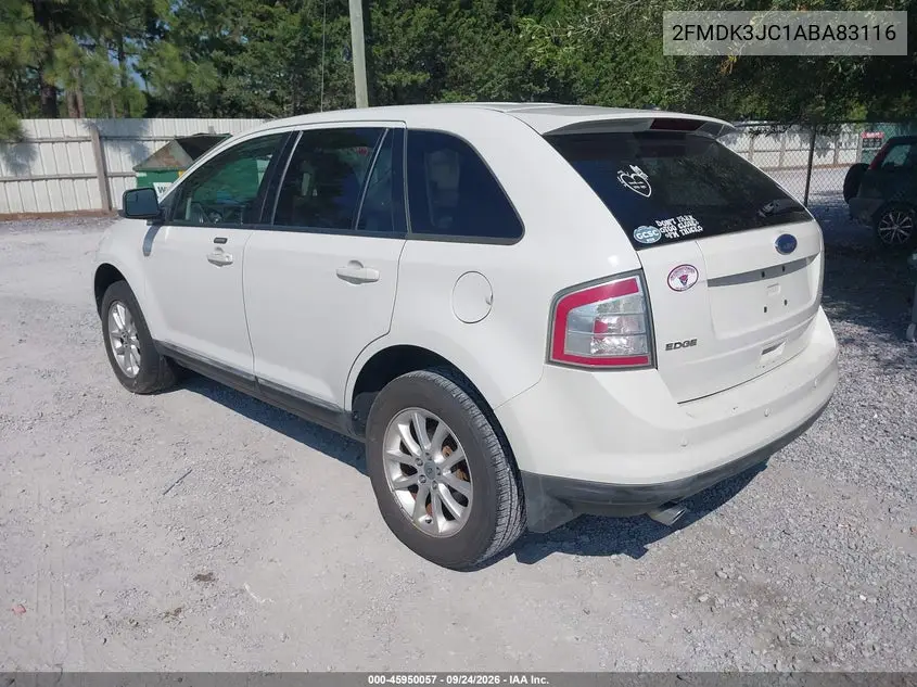 2010 FORD EDGE VIN 2FMDK3JC1ABA83116 — фото 3