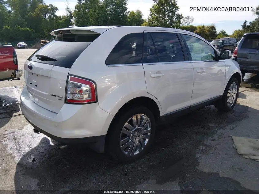 2010 FORD EDGE VIN 2FMDK4KC0ABB04011 — фото 4