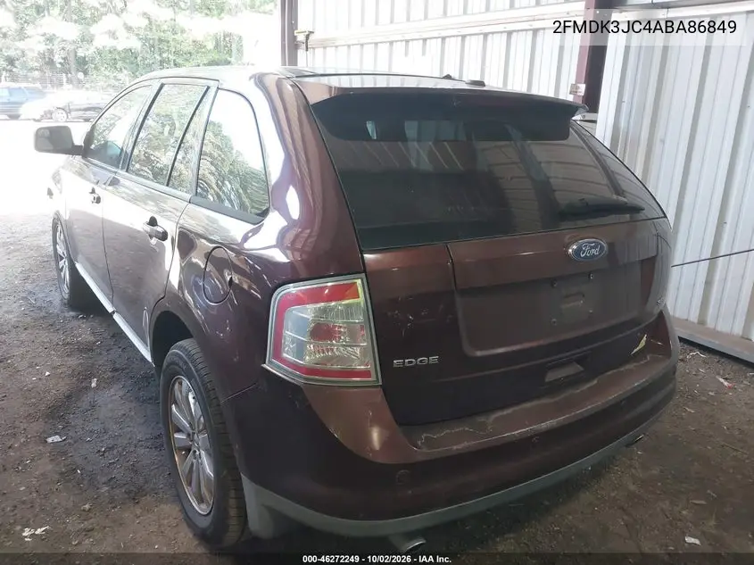 2010 FORD EDGE VIN 2FMDK3JC4ABA86849 — фото 3