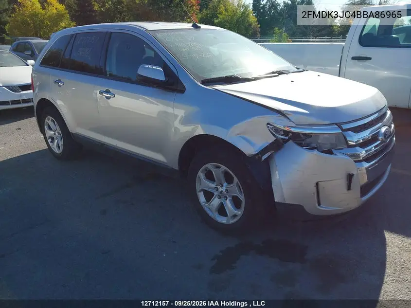 FORD EDGE 2011, VIN 2FMDK3JC4BBA86965