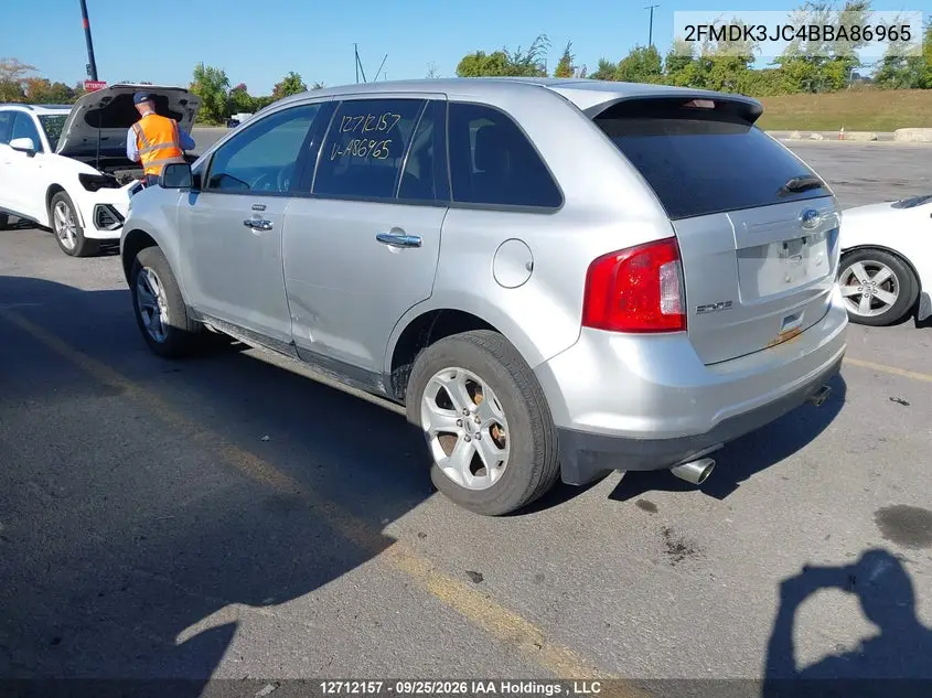 2011 FORD EDGE VIN 2FMDK3JC4BBA86965 — фото 3