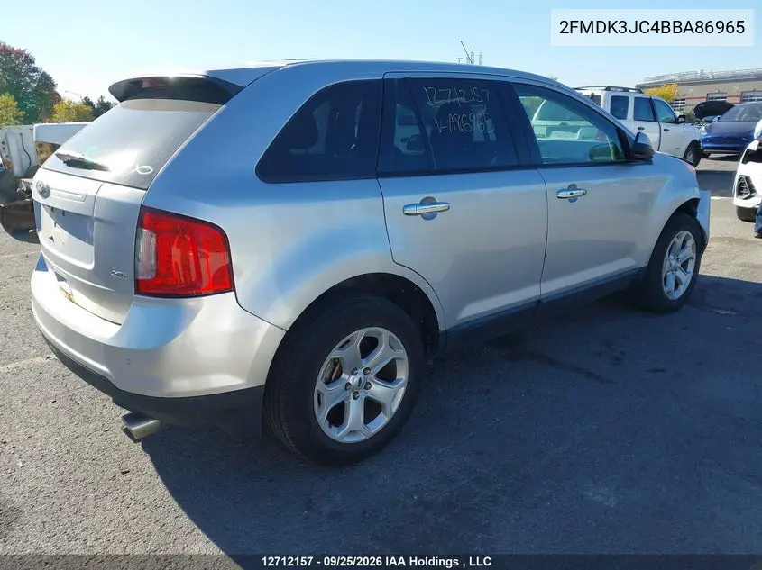 2011 FORD EDGE VIN 2FMDK3JC4BBA86965 — фото 4