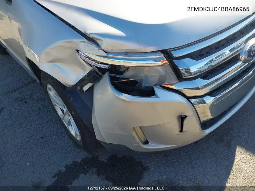 2011 FORD EDGE VIN 2FMDK3JC4BBA86965 — фото 6