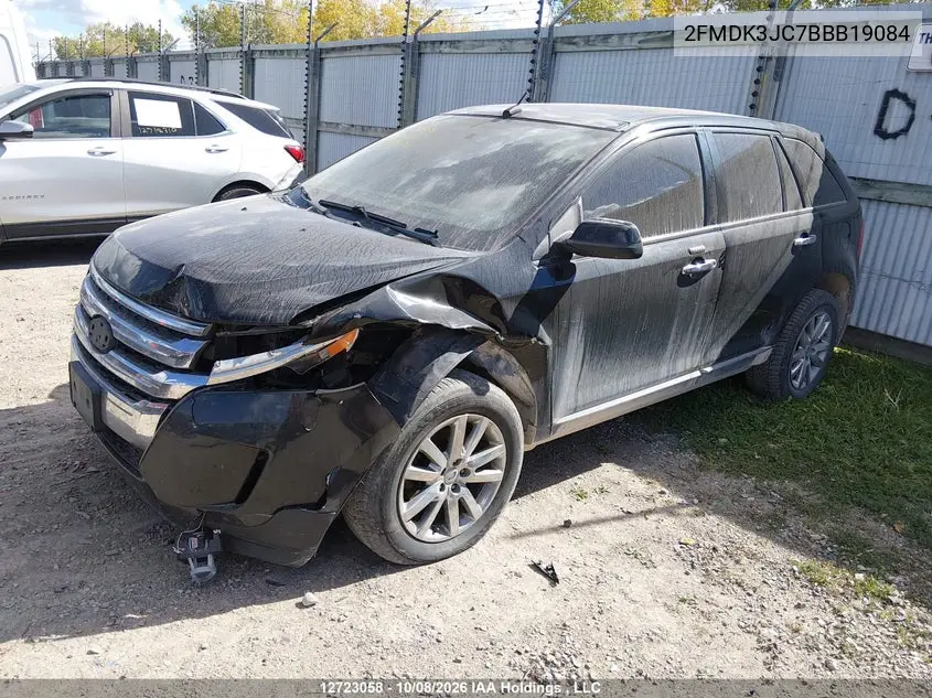 2011 FORD EDGE VIN 2FMDK3JC7BBB19084 — фото 2