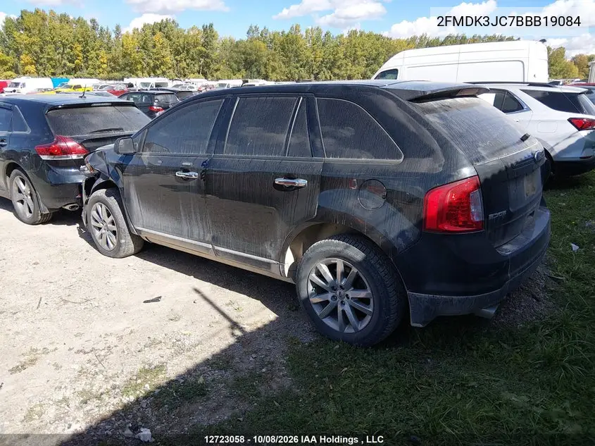 2011 FORD EDGE VIN 2FMDK3JC7BBB19084 — фото 3