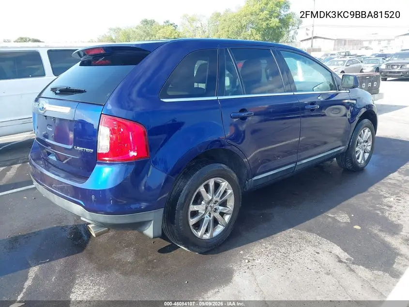 2011 FORD EDGE VIN 2FMDK3KC9BBA81520 — фото 4