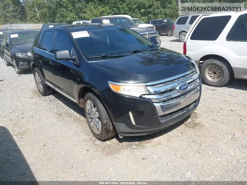 FORD EDGE 2011, VIN 2FMDK3KC8BBA25231