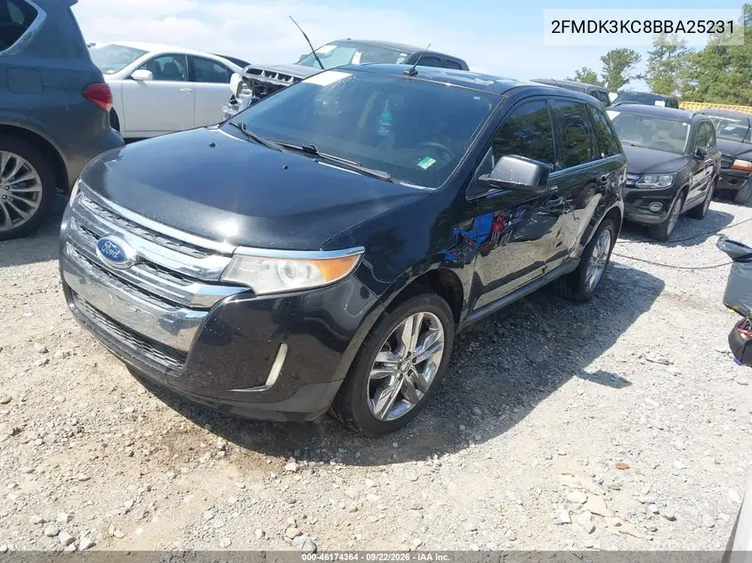 2011 FORD EDGE VIN 2FMDK3KC8BBA25231 — фото 2