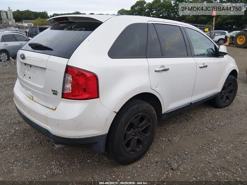 2011 FORD EDGE VIN 2FMDK4JC7BBA44750 — фото 4