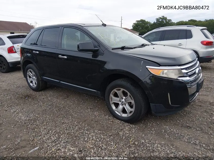 FORD EDGE 2011, VIN 2FMDK4JC9BBA80472