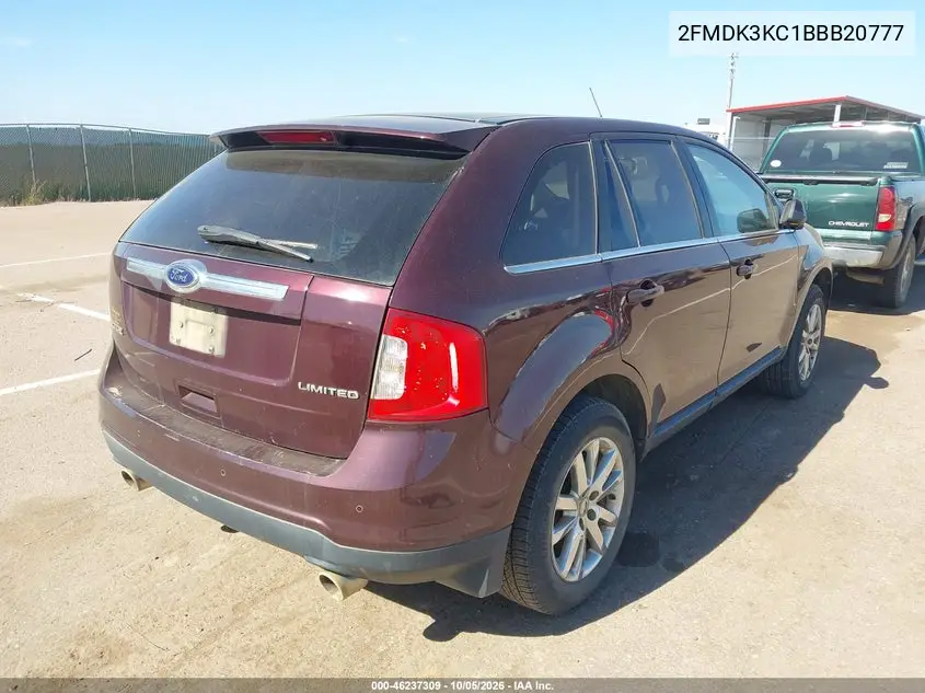 2011 FORD EDGE VIN 2FMDK3KC1BBB20777 — фото 4