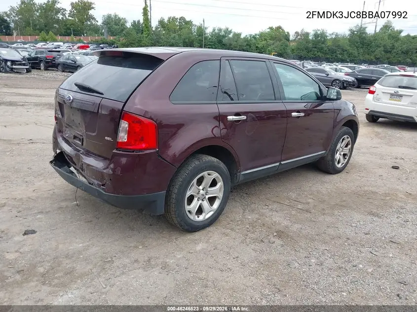2011 FORD EDGE VIN 2FMDK3JC8BBA07992 — фото 4