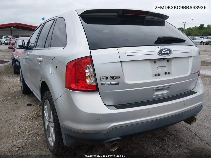 2011 FORD EDGE VIN 2FMDK3KC9BBA33936 — фото 3