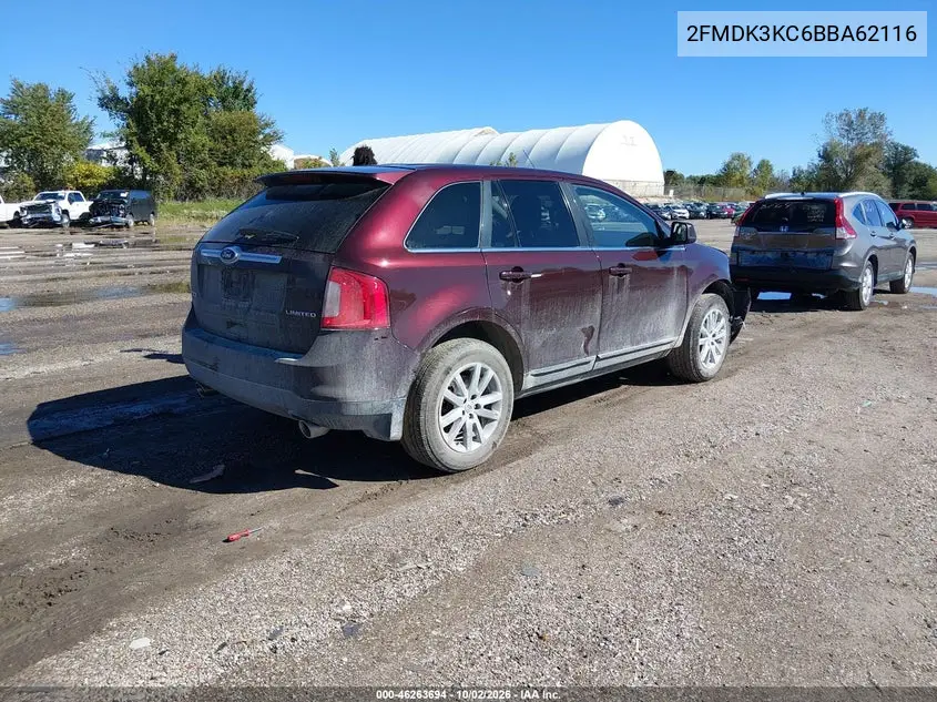 2011 FORD EDGE VIN 2FMDK3KC6BBA62116 — фото 4