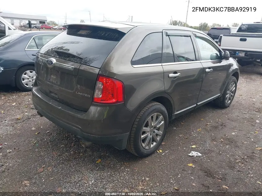 2011 FORD EDGE VIN 2FMDK3KC7BBA92919 — фото 4