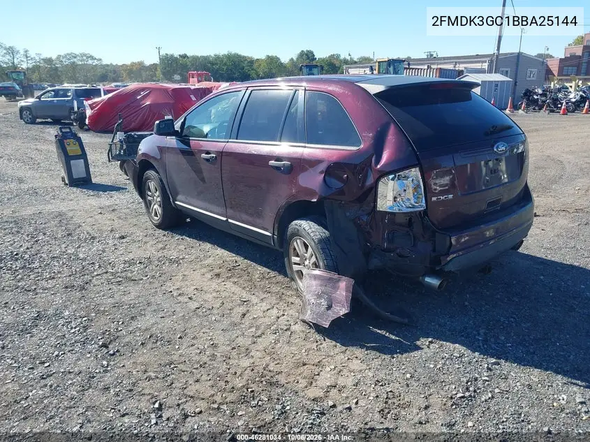 2011 FORD EDGE VIN 2FMDK3GC1BBA25144 — фото 3