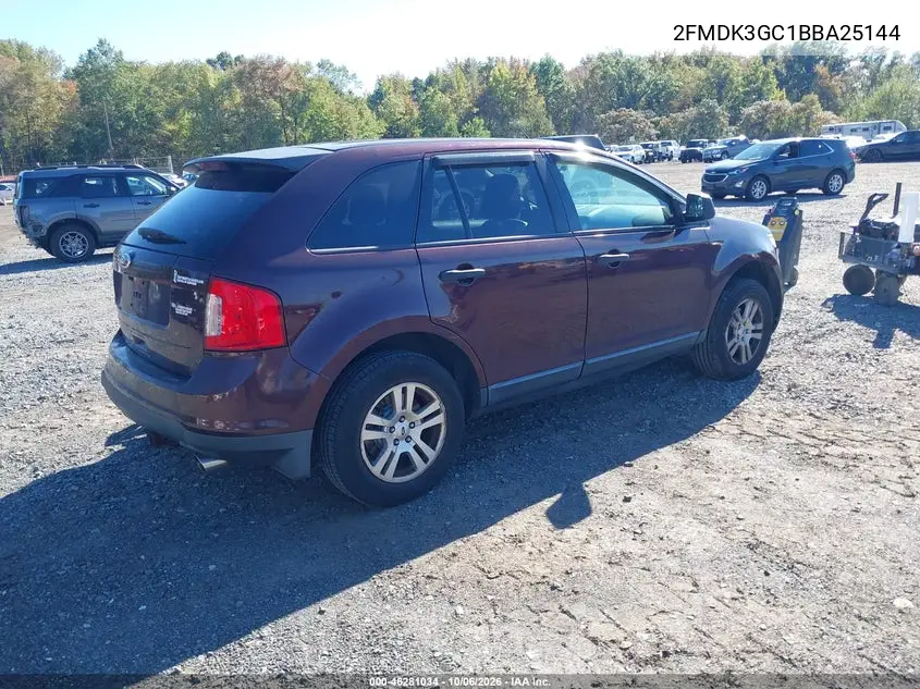 2011 FORD EDGE VIN 2FMDK3GC1BBA25144 — фото 4