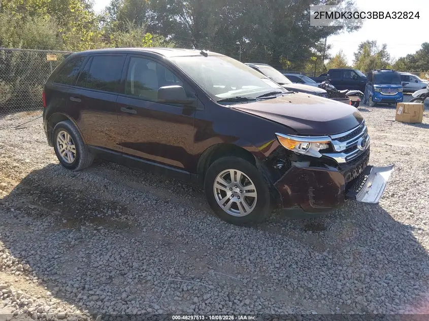 FORD EDGE 2011, VIN 2FMDK3GC3BBA32824