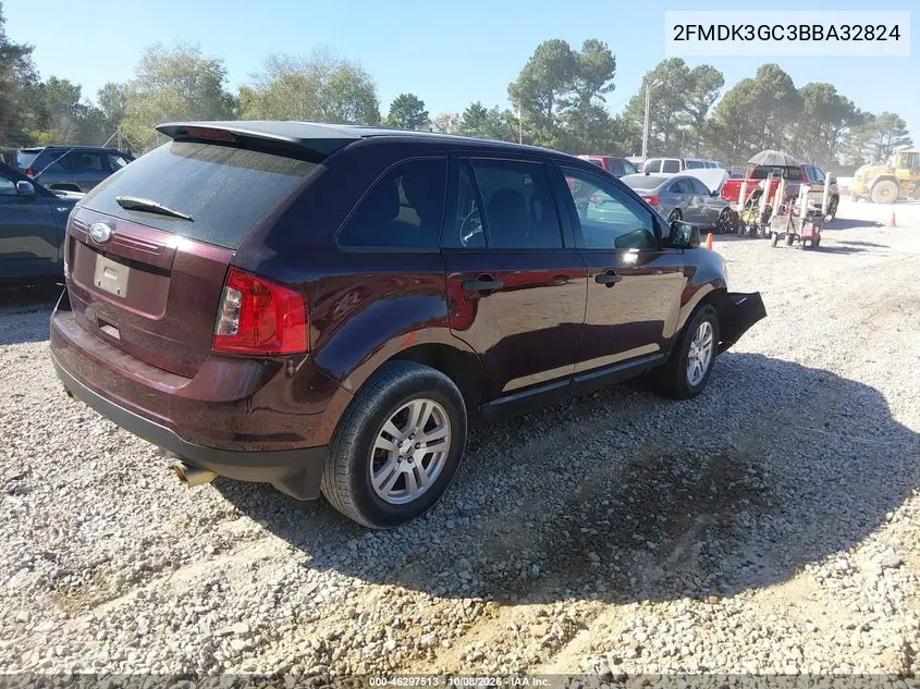 2011 FORD EDGE VIN 2FMDK3GC3BBA32824 — фото 4