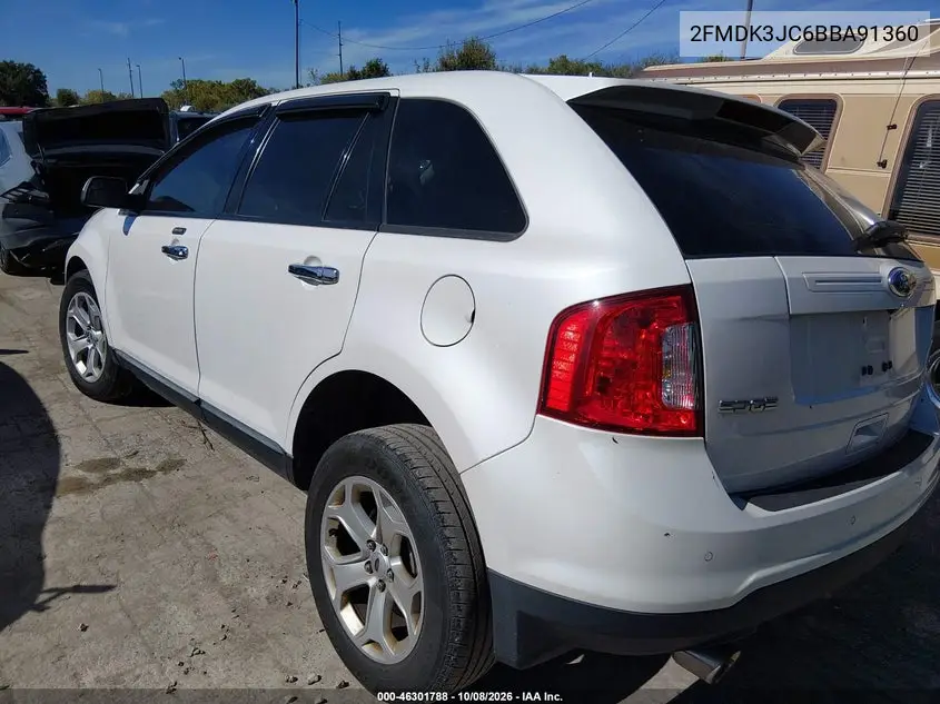 2011 FORD EDGE VIN 2FMDK3JC6BBA91360 — фото 3