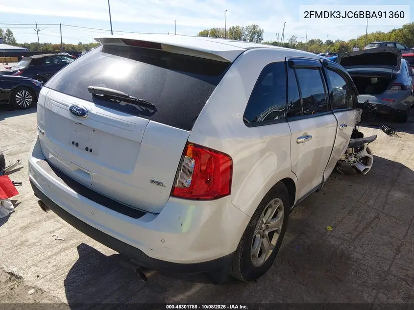 2011 FORD EDGE VIN 2FMDK3JC6BBA91360 — фото 4
