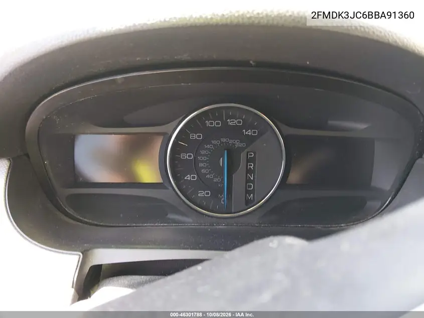 2011 FORD EDGE VIN 2FMDK3JC6BBA91360 — фото 7