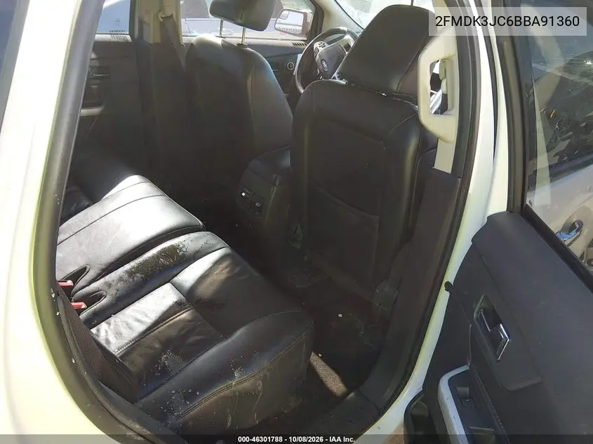 2011 FORD EDGE VIN 2FMDK3JC6BBA91360 — фото 8