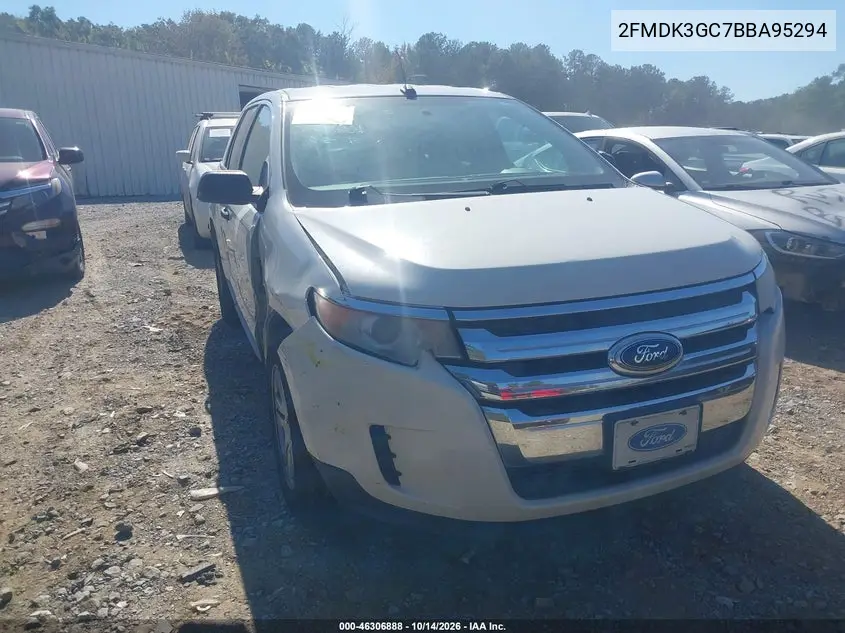 FORD EDGE 2011, VIN 2FMDK3GC7BBA95294