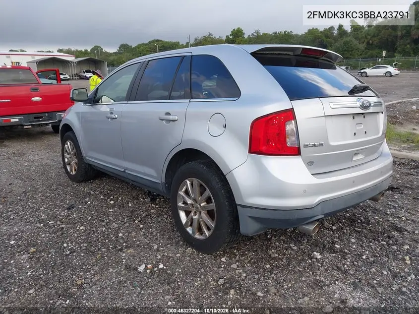 2011 FORD EDGE VIN 2FMDK3KC3BBA23791 — фото 3
