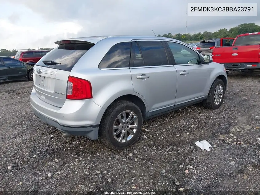 2011 FORD EDGE VIN 2FMDK3KC3BBA23791 — фото 4