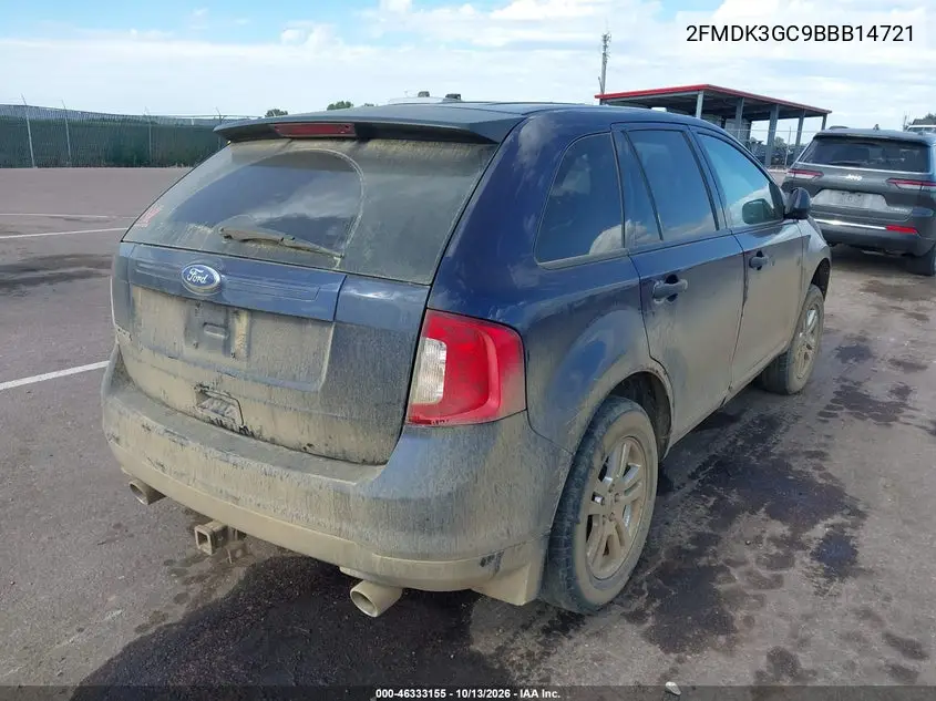 2011 FORD EDGE VIN 2FMDK3GC9BBB14721 — фото 4