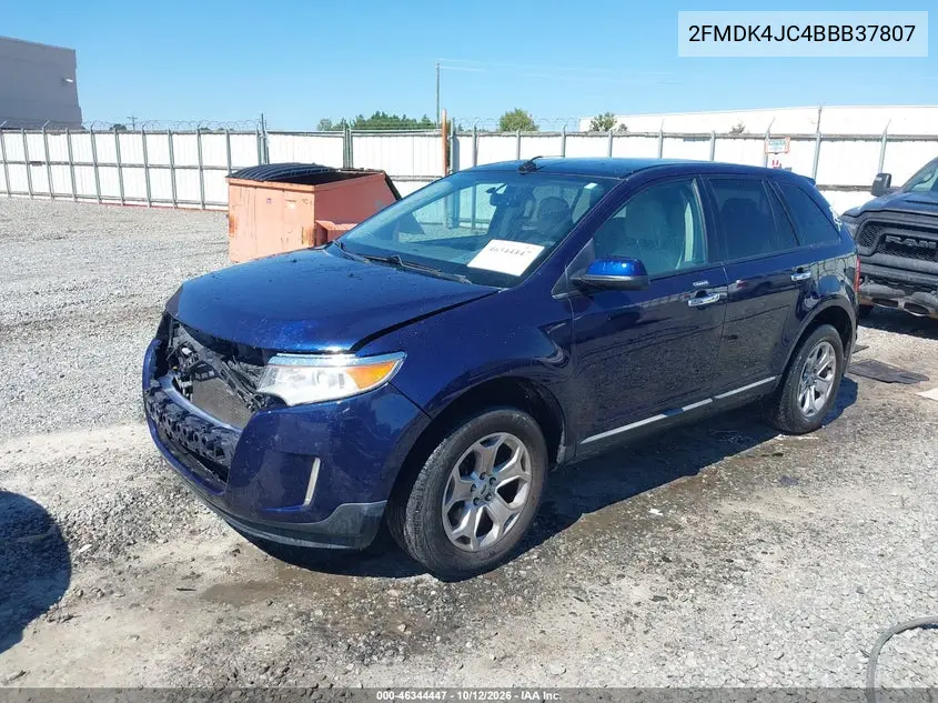 2011 FORD EDGE VIN 2FMDK4JC4BBB37807 — фото 2