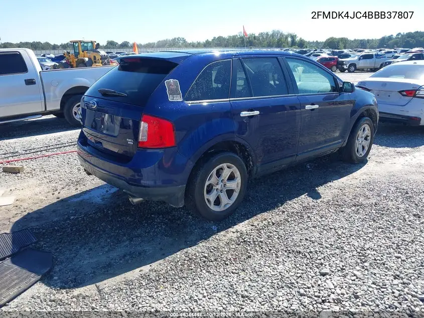 2011 FORD EDGE VIN 2FMDK4JC4BBB37807 — фото 4