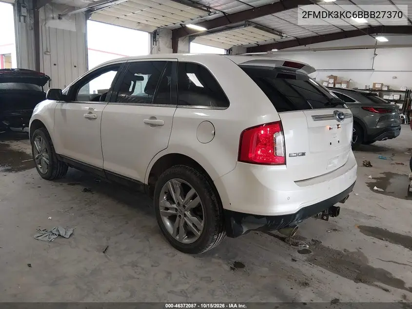 2011 FORD EDGE VIN 2FMDK3KC6BBB27370 — фото 3