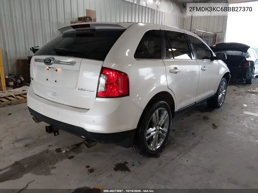 2011 FORD EDGE VIN 2FMDK3KC6BBB27370 — фото 4