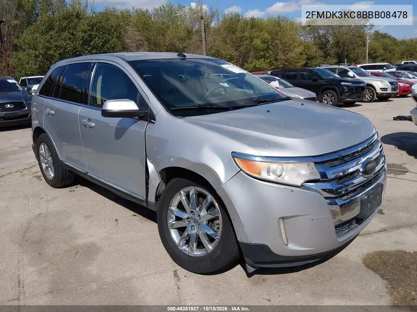 2011 FORD EDGE VIN 2FMDK3KC8BBB08478 — фото 2