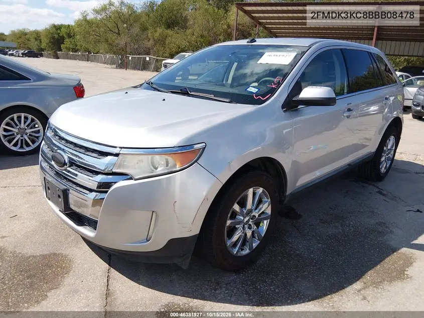 2011 FORD EDGE VIN 2FMDK3KC8BBB08478 — фото 3