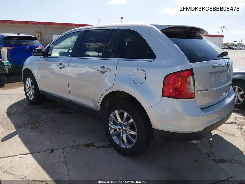 FORD EDGE 2011, VIN 2FMDK3KC8BBB08478