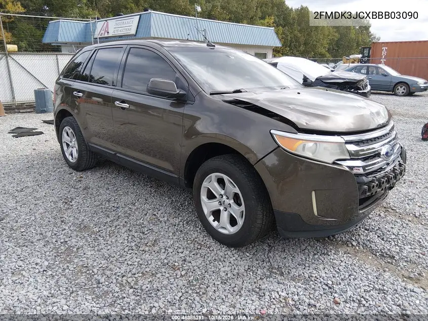 FORD EDGE 2011, VIN 2FMDK3JCXBBB03090
