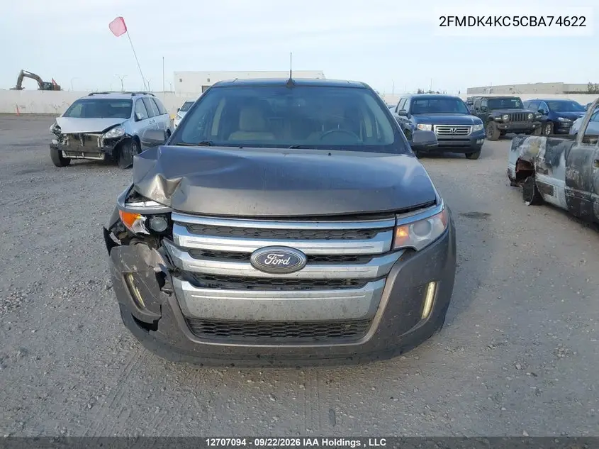 2012 FORD EDGE VIN 2FMDK4KC5CBA74622 — фото 12