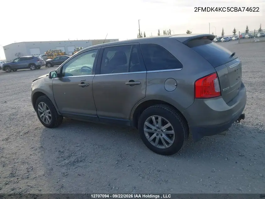 2012 FORD EDGE VIN 2FMDK4KC5CBA74622 — фото 14