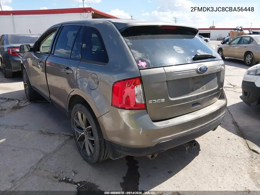 2012 FORD EDGE VIN 2FMDK3JC8CBA56448 — фото 3
