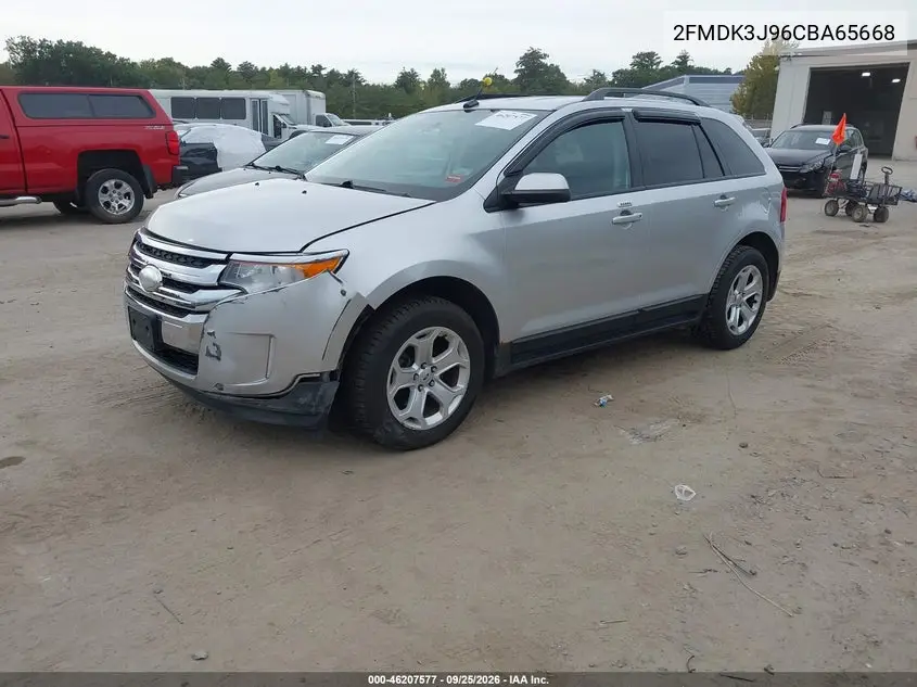 2012 FORD EDGE VIN 2FMDK3J96CBA65668 — фото 2