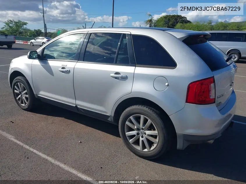 2012 FORD EDGE VIN 2FMDK3JC7CBA67229 — фото 3