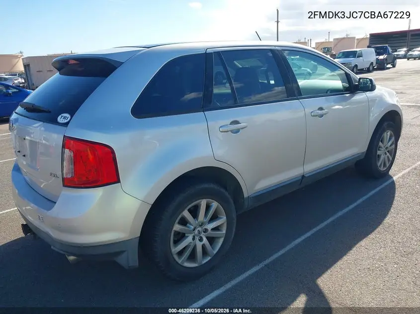 2012 FORD EDGE VIN 2FMDK3JC7CBA67229 — фото 4