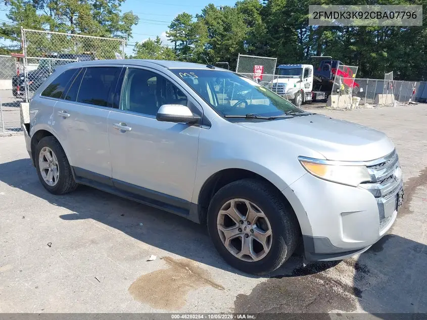 FORD EDGE 2012, VIN 2FMDK3K92CBA07796