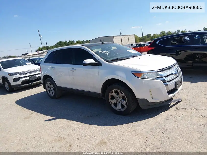 FORD EDGE 2012, VIN 2FMDK3JC0CBA90660