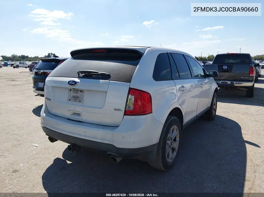 2012 FORD EDGE VIN 2FMDK3JC0CBA90660 — фото 4